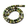 Natural Serpentine Beads Strands G-L624-I16-3x6mm-3