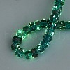 Luminous Handmade Gold Foil Glass Beads Strands FOIL-N029-02A-05-2