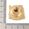 Geometric Flower Frame Brass Stamp Heads AJEW-H149-01G-01-4