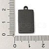 Ion Plating(IP) 304 Stainless Steel Pendants STAS-D025-06B-01-3