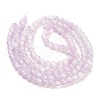 Baking Painted Glass Beads Strands DGLA-R053-01B-2