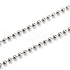304 Stainless Steel Ball Chain Necklaces NJEW-JN02912-01-2