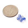 Transparent Baking Paint Glass Pendant PALLOY-JF02340-01-2