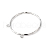 Brass Open Back Bezel Connector Charms KK-O144-15P-2