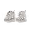 Brass Micro Pave Cubic Zirconia Pendants KK-Q816-26P-1