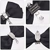 2Pcs Detachable Polyester Bowknot Shoe Decoration AJEW-FG0002-01B-4