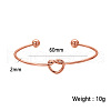 Stylish Knot Stainless Steel Cuff Bangles NA2326-2-1