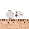 304 Stainless Steel Stud Earring Findings STAS-D371-02P-03-3