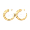 C-Shaped 304 Stainless Steel Stud Earrings for Women EJEW-A125-05G-4