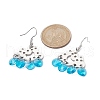 Cloud Brass Chandelier Earrings EJEW-JE05477-3