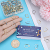 SUNNYCLUE 100Pcs 2 Colors 304 Stainless Steel Leverback Earring Findings STAS-SC0006-67-3