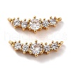 Brass Micro Pave Cubic Zirconia Pendants ZIRC-P092-029G-RS-2