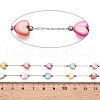 Handmade Shell Beads Heart Chains CHS-T006-18P-3