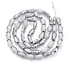 Electroplate Glass Beads Strands EGLA-T025-03I-2