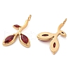 304 Stainless Steel Rhinestone Pendants STAS-Q340-02G-02-2