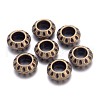 Tibetan Style Alloy European Beads TIBEB-EAA386Y-AB-FF-1