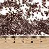 Baking Paint Silver Lined Glass Seed Beads SEED-H003-09I-4
