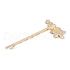 Christmas Theme Alloy Enamel Hair Bobby Pin AJEW-A056-04A-3
