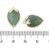 Natural Green Aventurine Faceted Pendants G-M431-06G-15-3