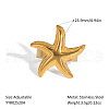 Ocean Themes Stainless Steel Adjustable Finger Rings for Women VG5206-3-1