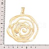 Rack Plating Alloy Big Pendants FIND-N005-36G-3