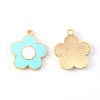 Alloy Enamel Pendants X-ENAM-S121-147D-2