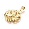 PVD Vacuum Plating 304 Stainless Steel Pendants STAS-Z110-16G-2