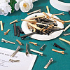 120Pcs 12 Style Iron Alligator Hair Clips Findings PHAR-TA0001-08-14