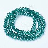 Electroplate Glass Beads Strands EGLA-A034-T4mm-A18-2