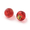 Alloy Glass Pendants FIND-U033-06G-2