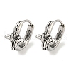 316 Surgical Stainless Steel Hoop Earrings EJEW-D096-13C-AS-1