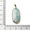 Natural Amazonite Pendants G-A099-01G-02-3