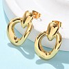 304 Stainless Steel Stud Earrings for Women EJEW-U047-04G-2