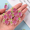 Transparent Enamel Acrylic Beads TACR-S155-002I-5