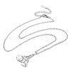 304 Stainless Steel Pendant Necklaces NJEW-Z073-04P-4