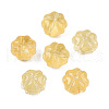 Transparent Spray Painted Glass Beads GLAA-N035-028-C04-1