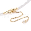Brass Butterfly Pendant Natural Pearl Necklaces NJEW-L119-05G-3