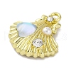 Alloy Rhinestone Pendants FIND-U024-06G-2