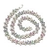 Rack Plating Brass Pave Cubic Zirconia Butterfly Link Necklaces NJEW-A031-03P-01-2