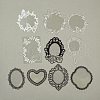 10Pcs 10 Styles Vintage Lace Waterproof PET Stickers Sets DIY-M066-05B-2