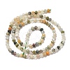 Natural Green Rutilated Quartz Beads Strands G-RM241221-B22-5