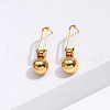 Simple Stainless Steel Stud Earrings for Women PO4456-3