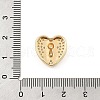 Brass Micro Pave Cubic Zirconia Slide Charms ZIRC-I068-05G-A-3