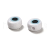 Spray Painted Acrylic Beads OACR-A030-02A-2