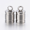 Tarnish Resistant 201 Stainless Steel Cord Ends STAS-P198-07D-1
