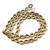 Electroplated Synthetic Non-magnetic Hematite Beads Strands G-L613-Z01-01E-2