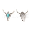 Synthetic Turquoise Pendants FIND-TADZ0001-04AS-2