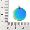 Ion Plating(IP) 304 Stainless Steel Pendants STAS-I311-33F-RC-3