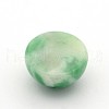 Dome/Half Round Natural Green Spot Jasper Cabochons G-A136-C01-10mm-2