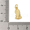 Brass Micro Pave Colorful Cubic Zirconia Glass Pendants X-KK-R162-026E-G-3